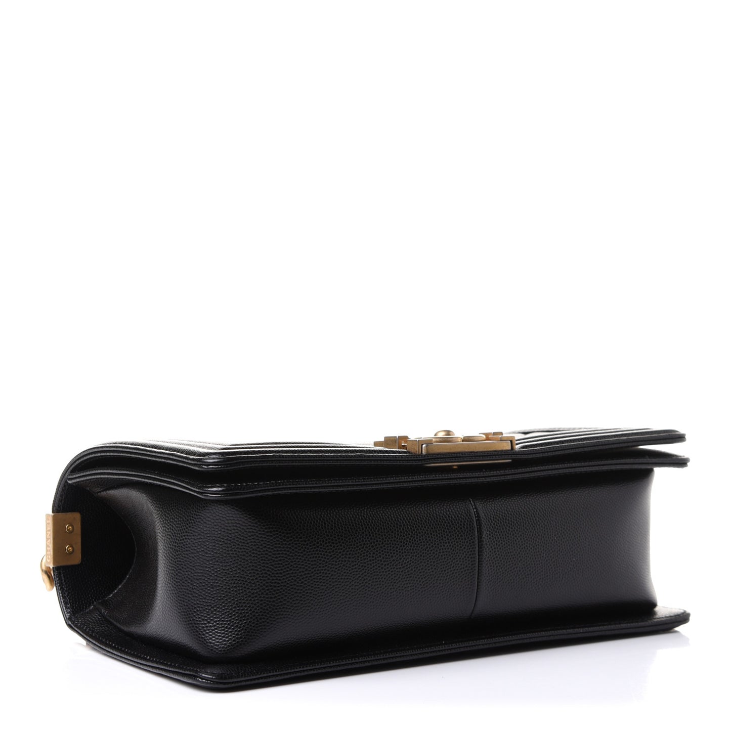 Caviar Quilted Medium Boy Flap Black