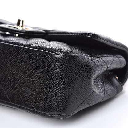 Chanel Caviar Quilted Mini Rectangular Flap Black 8 of 10