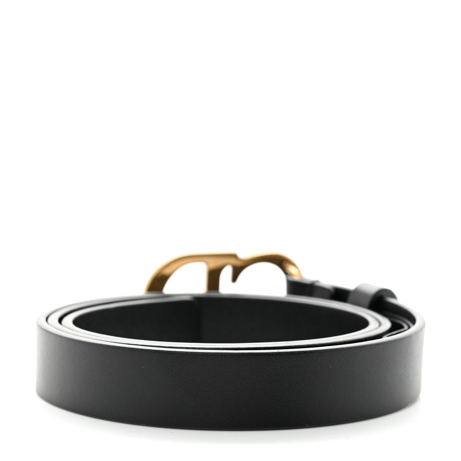 Christian Dior Calfskin Saddle Belt 75 Black 2 of 6