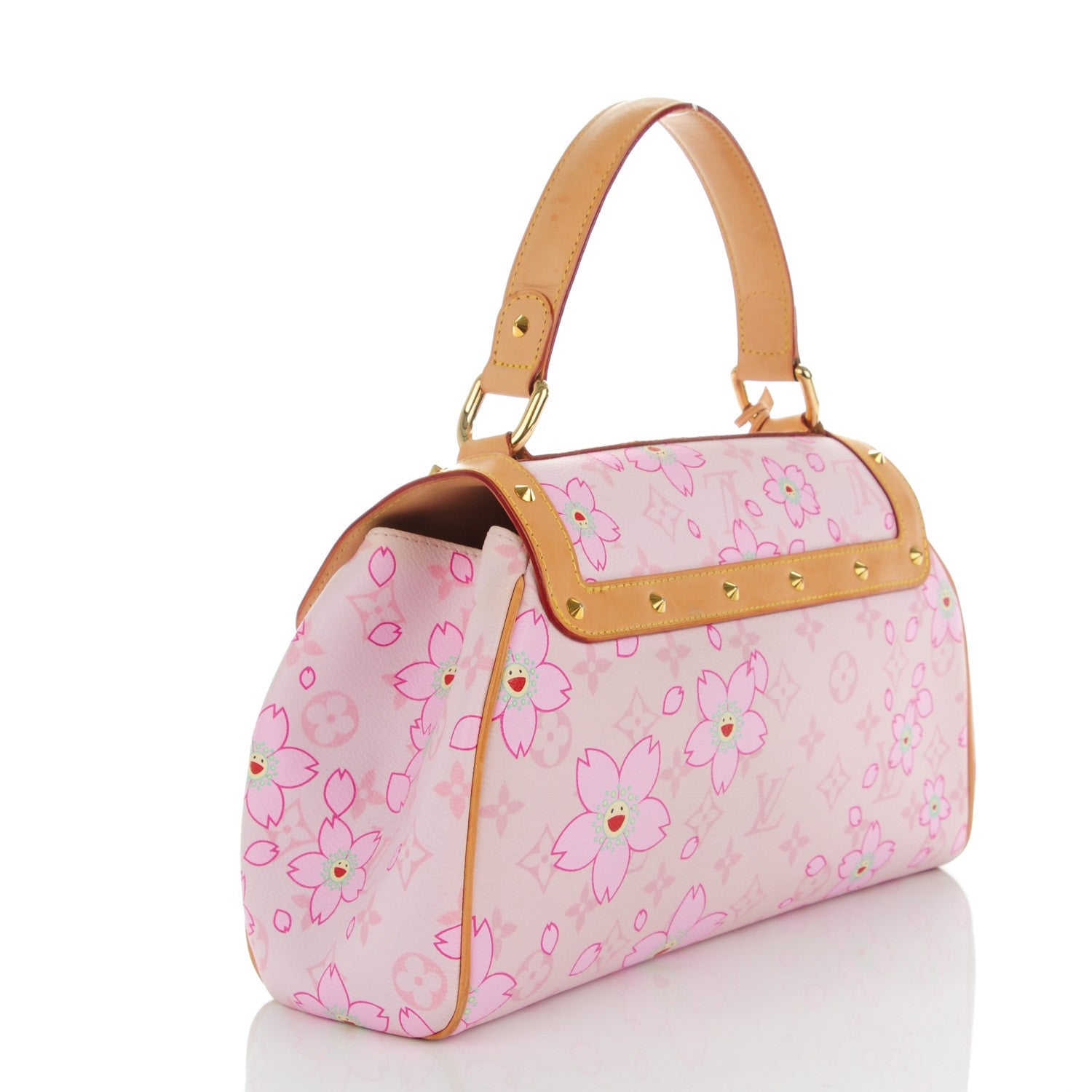 Louis Vuitton Monogram Cherry Blossom Sac Retro Pink 3 of 8
