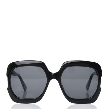 Christian Dior Square DiorGaia Sunglasses Black 2 of 4
