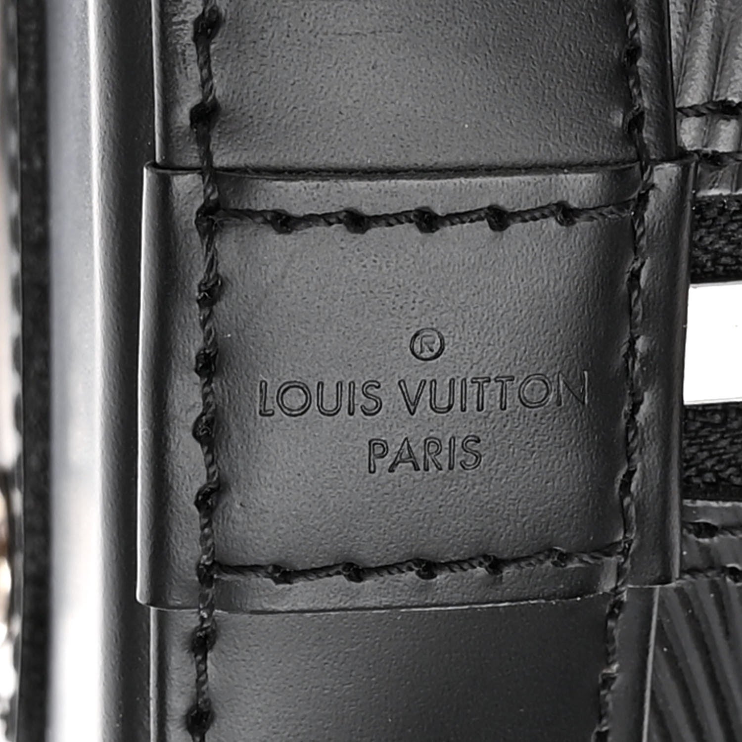 Louis Vuitton Epi Alma BB Black 6 of 9