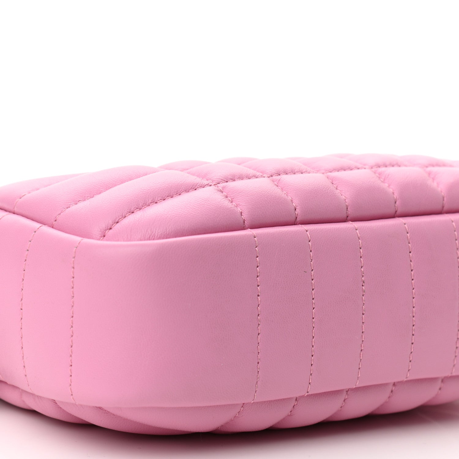 Burberry Lambskin Quilted Mini Lola Camera Bag Primrose Pink 8 of 9