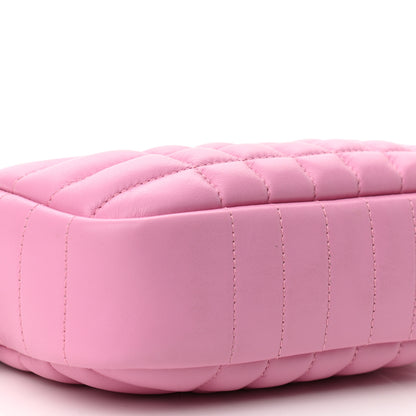 Burberry Lambskin Quilted Mini Lola Camera Bag Primrose Pink 8 of 9