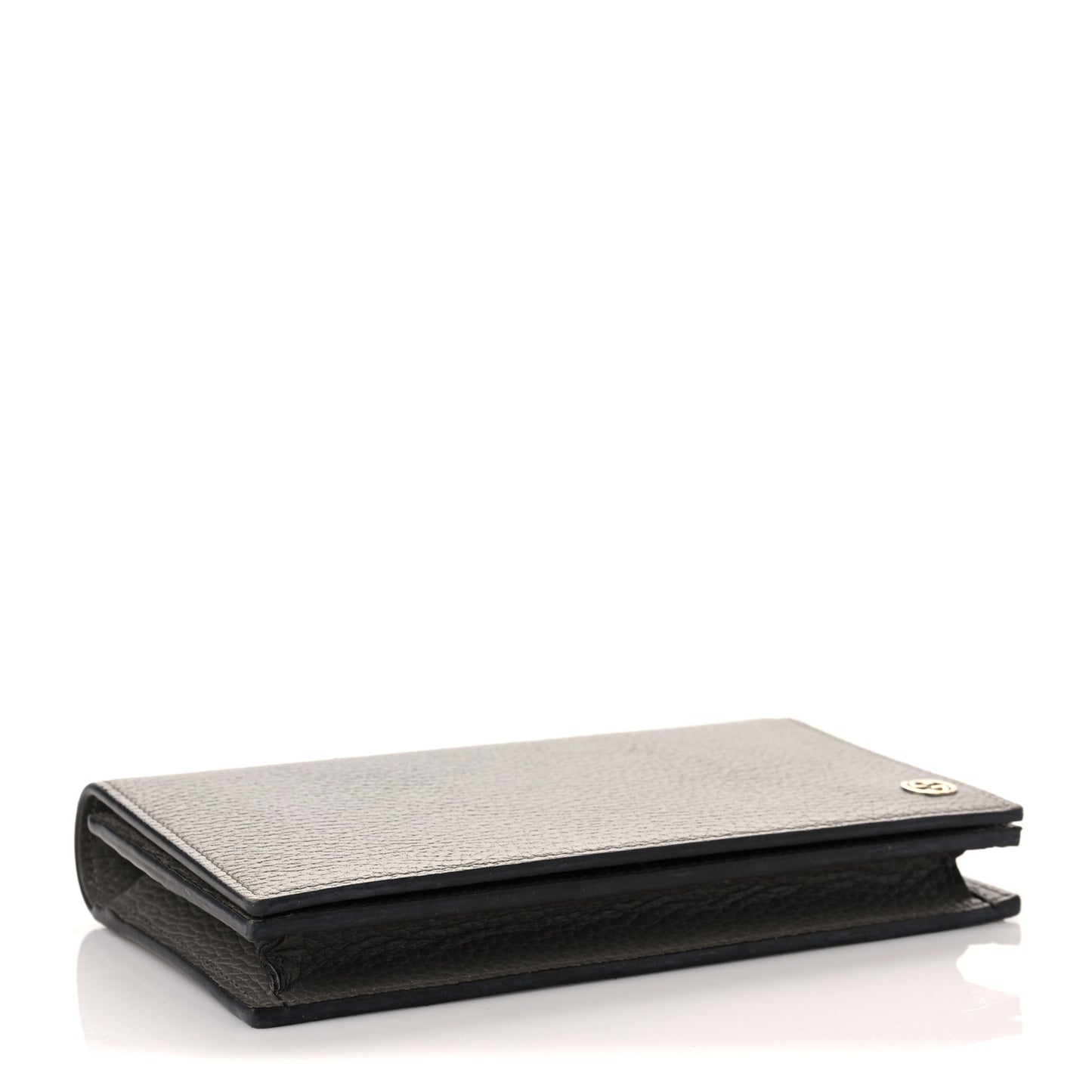Dollar Calfskin Medium Betty Chain Wallet Loess
