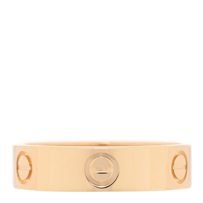 Cartier 18K Yellow Gold 5.5mm LOVE Ring 61 9.5 1 of 5