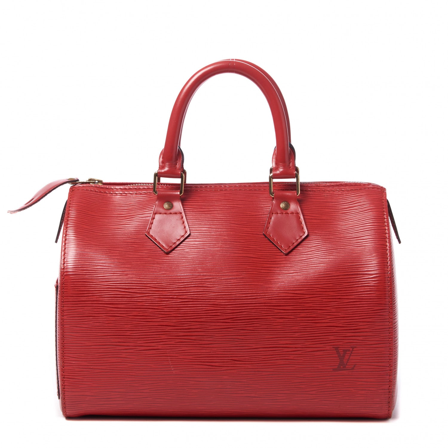Louis Vuitton Epi Speedy 25 Castillan Red 1 of 10