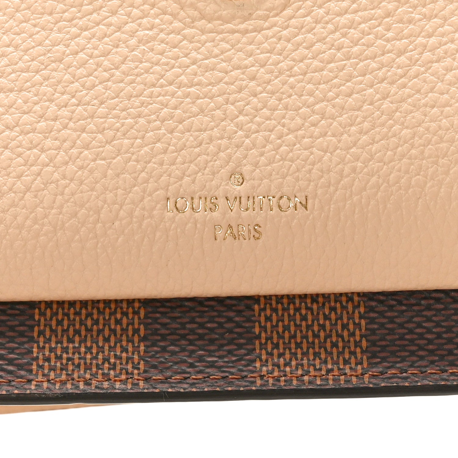 Louis Vuitton Damier Ebene Vavin Chain Wallet Creme 6 of 10