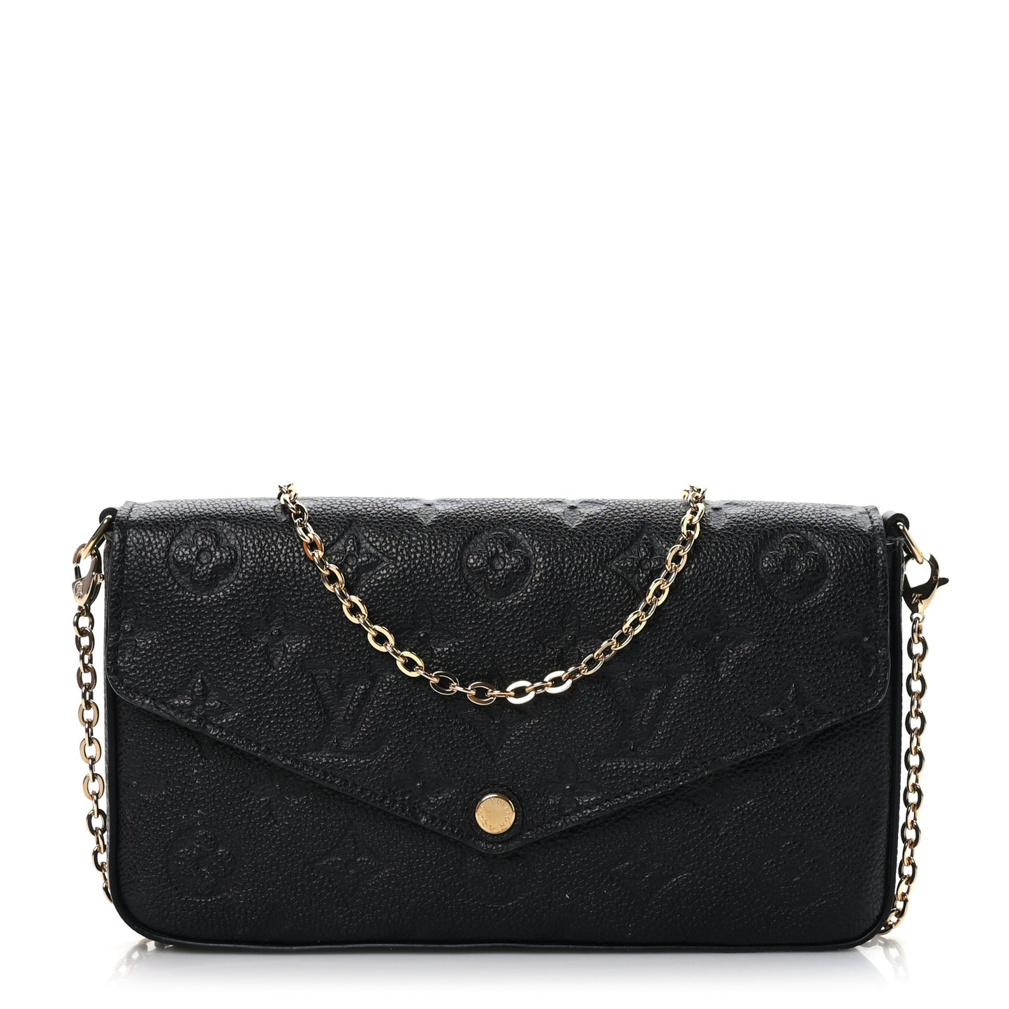 Empreinte Pochette Felicie Chain Wallet Black