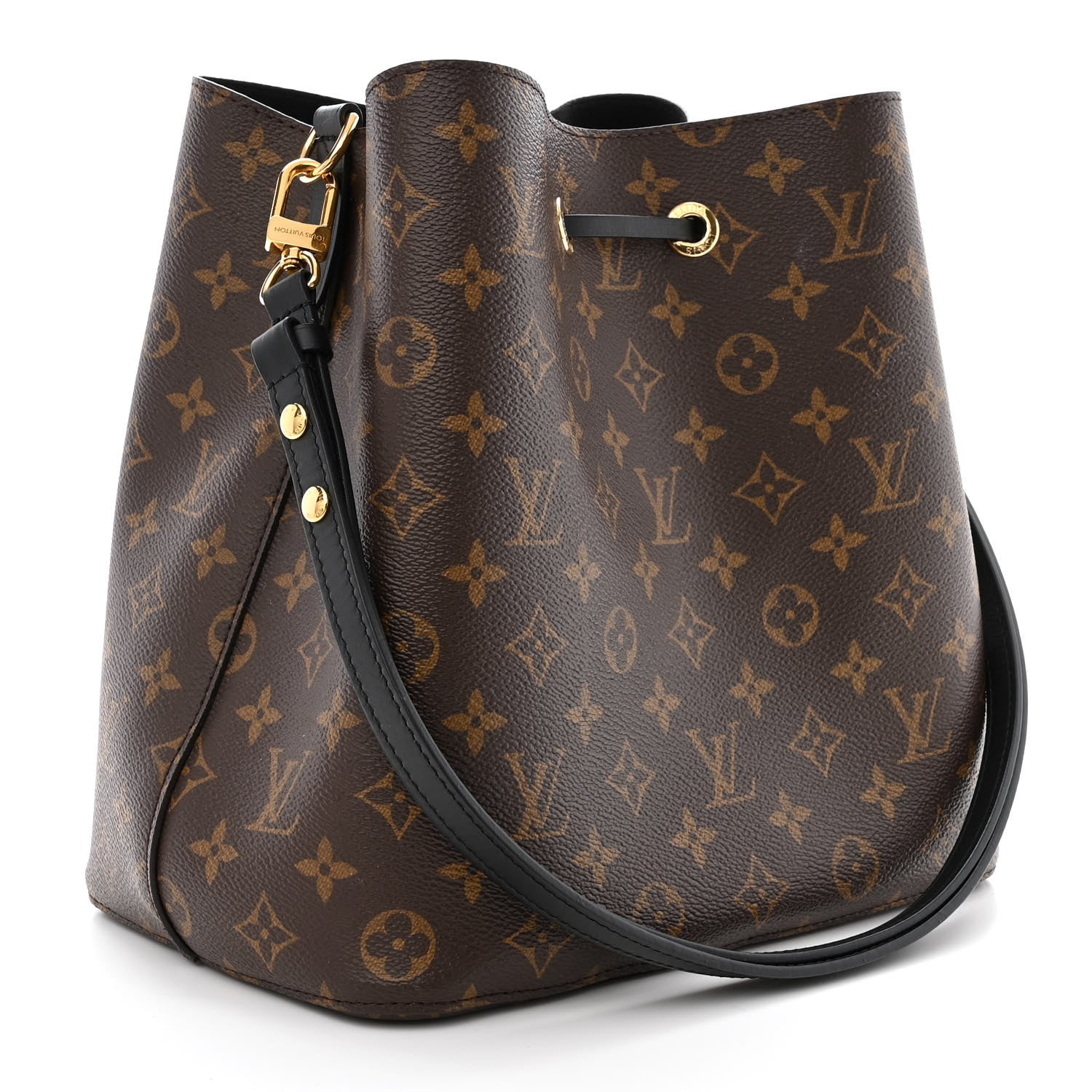 Louis Vuitton Monogram Neonoe MM Black 3 of 10