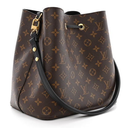 Louis Vuitton Monogram Neonoe MM Black 3 of 10