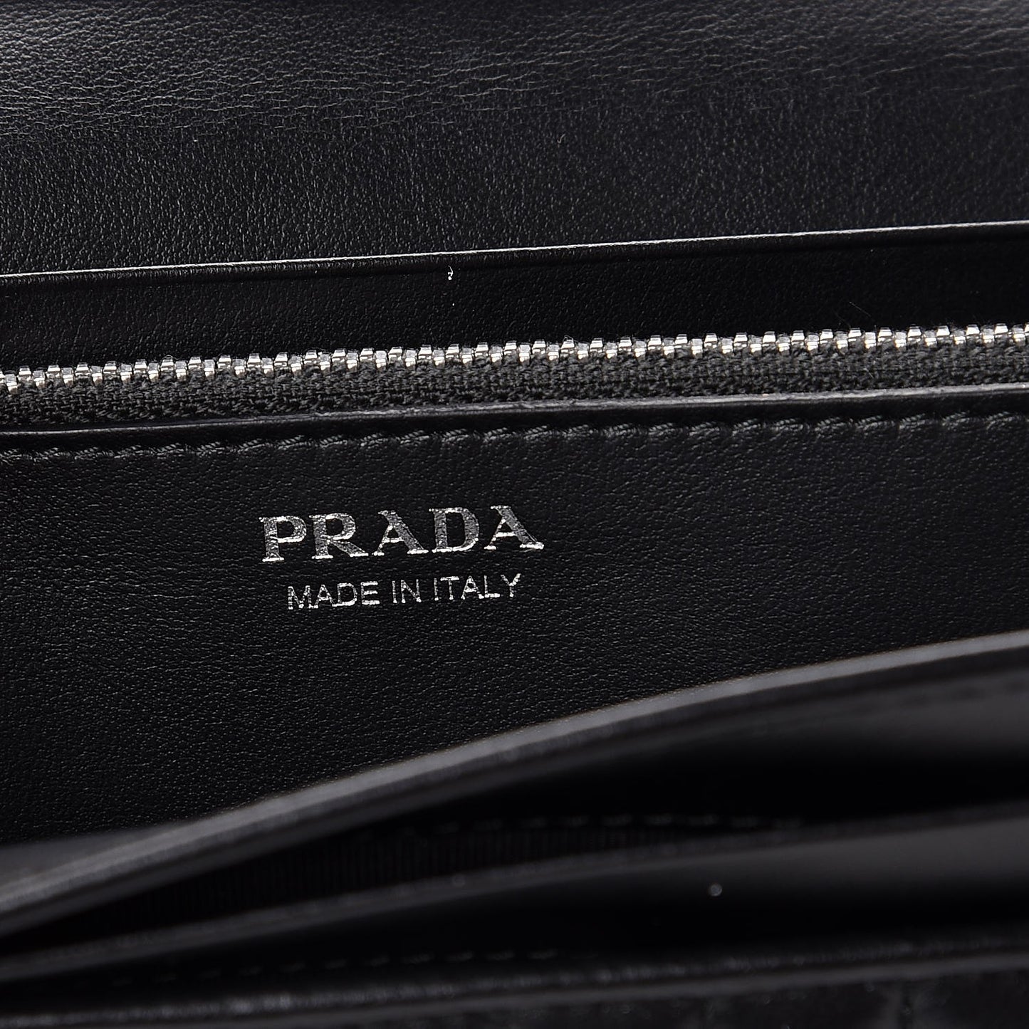 Soft Calfskin Diagramme Continental Wallet Black