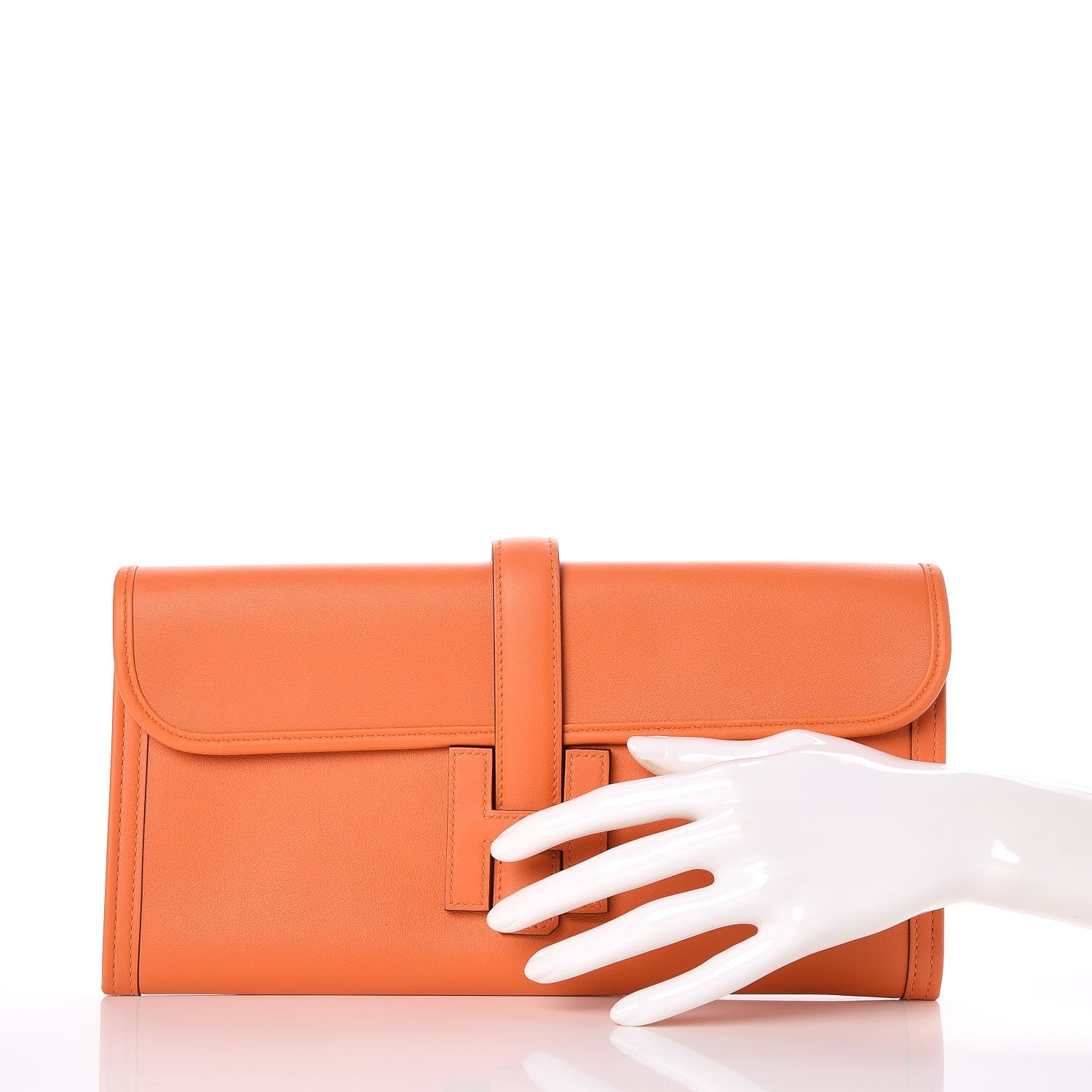 Hermes Swift Jige Elan 29 Clutch Orange 2 of 7