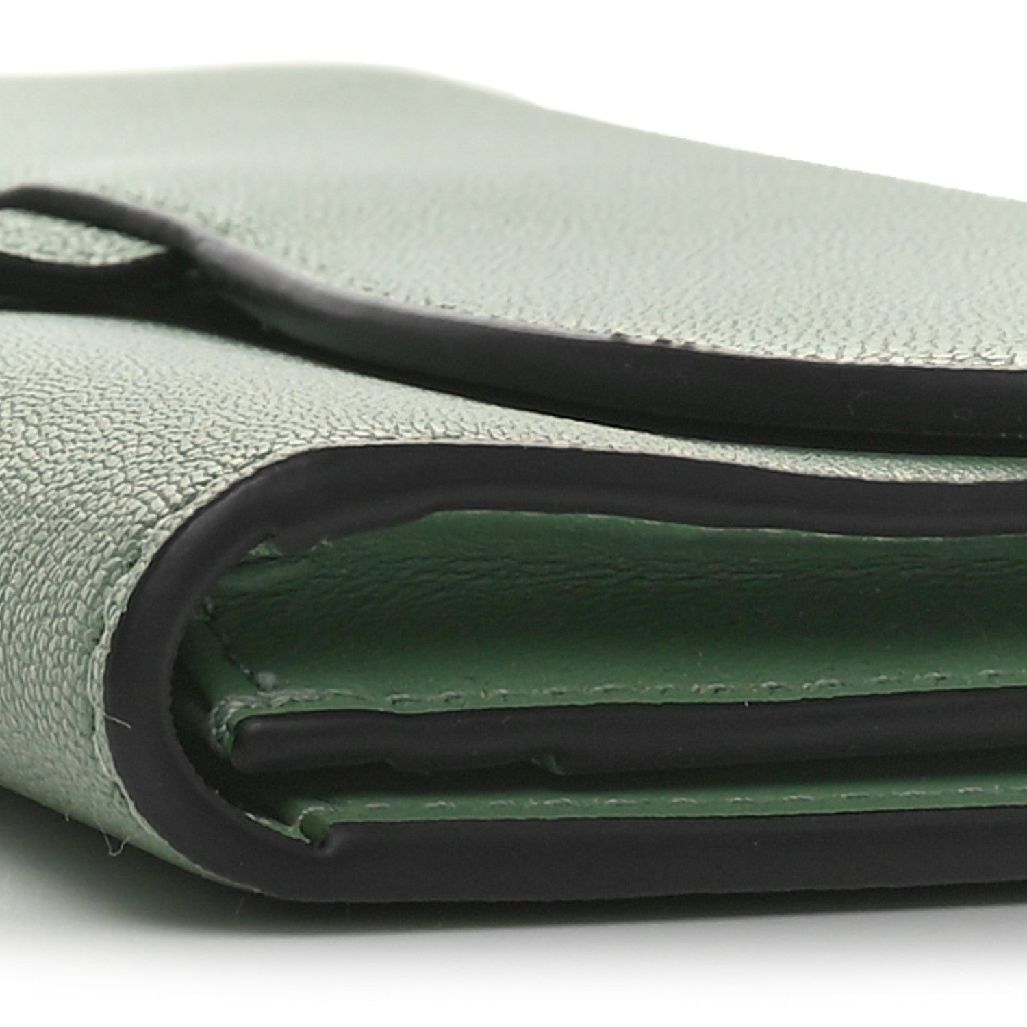 Christian Dior Goatskin Saddle Long Wallet Queen Mint 9 of 9