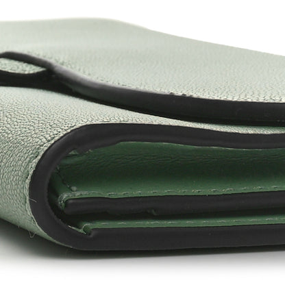 Christian Dior Goatskin Saddle Long Wallet Queen Mint 9 of 9