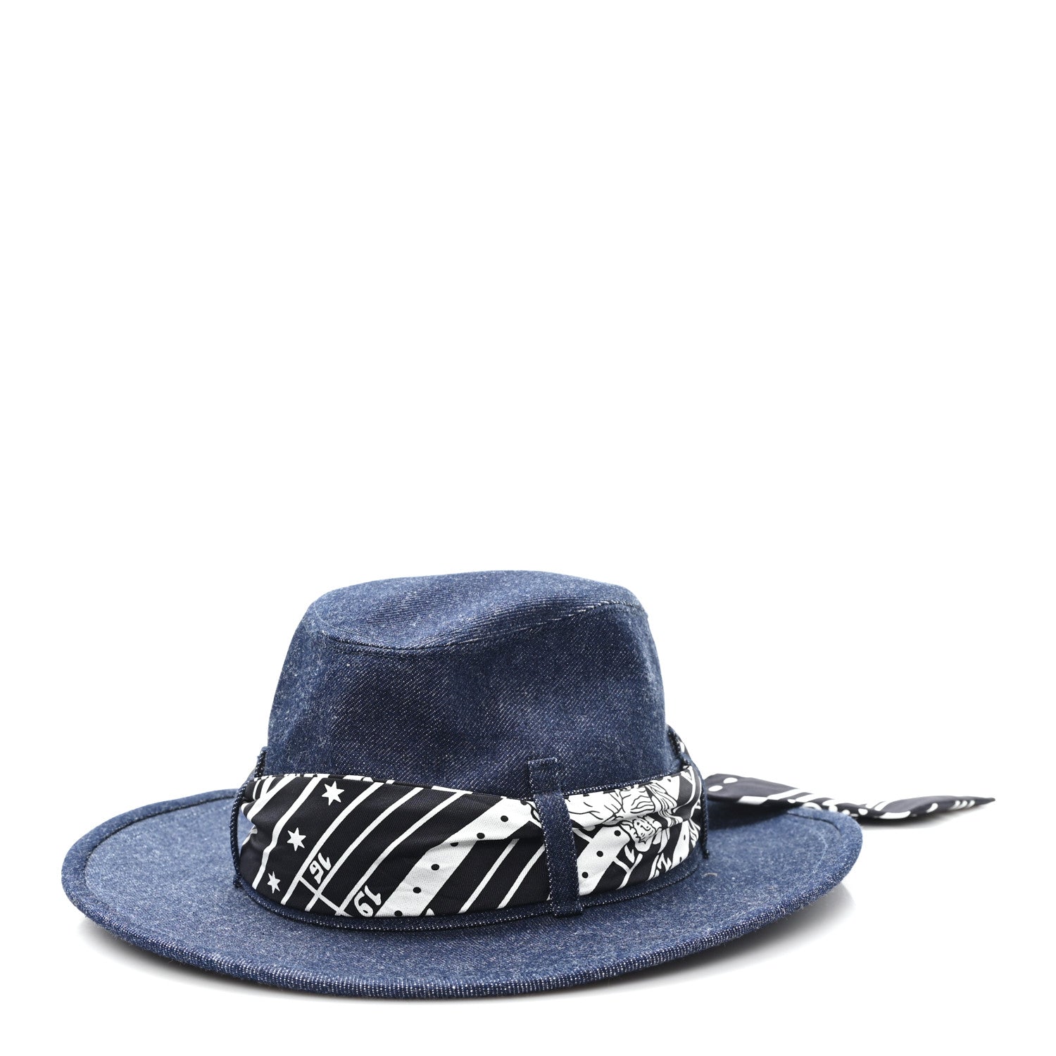 Hermes Denim Silky Heloise Hat 58 Indigo 1838191 – FASHIONPHILE