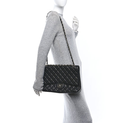 Chanel Caviar Quilted Maxi Single Flap Black 2 of 12
