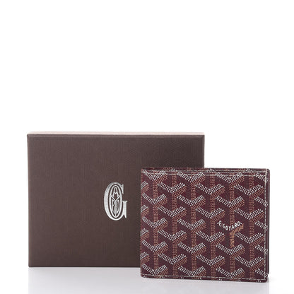 Goyard Goyardine Saint Florentin Bi-Fold Wallet Burgundy 8 of 8