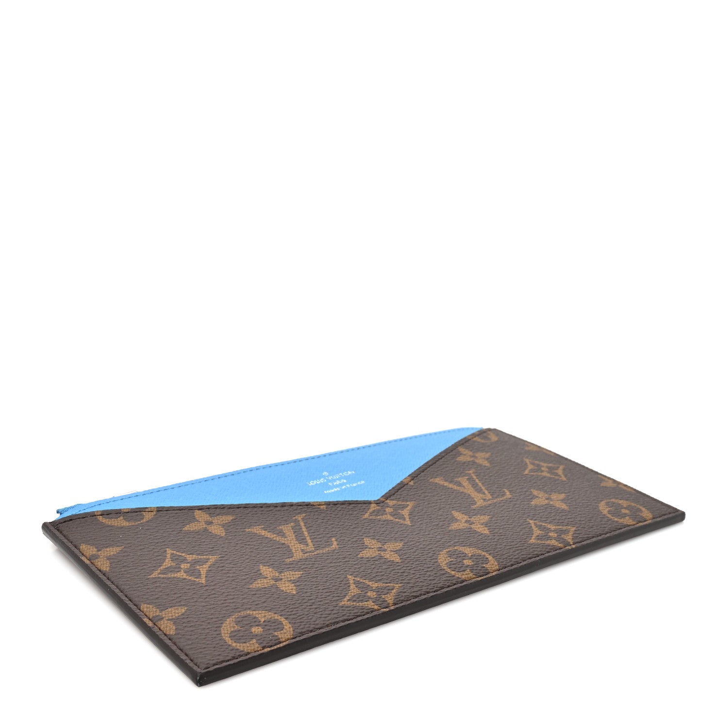 Louis Vuitton Monogram Kirigami Wallet Zippered Insert Gaston Blue 4 of 7