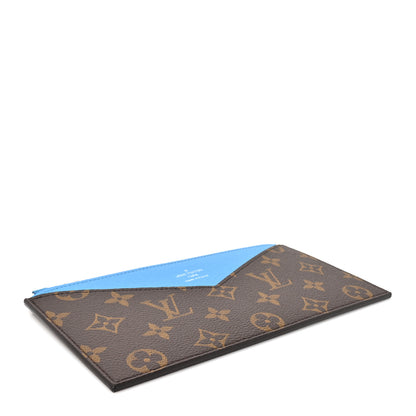 Louis Vuitton Monogram Kirigami Wallet Zippered Insert Gaston Blue 4 of 7