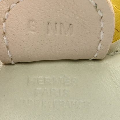 Hermes Milo Lambskin Grigri Rodeo Horse Bag Charm PM Vert Fizz Lime Craie 3 of 4