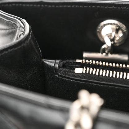 Saint Laurent Calfskin Y Quilted Monogram Large Loulou Shopper Black 11 of 13
