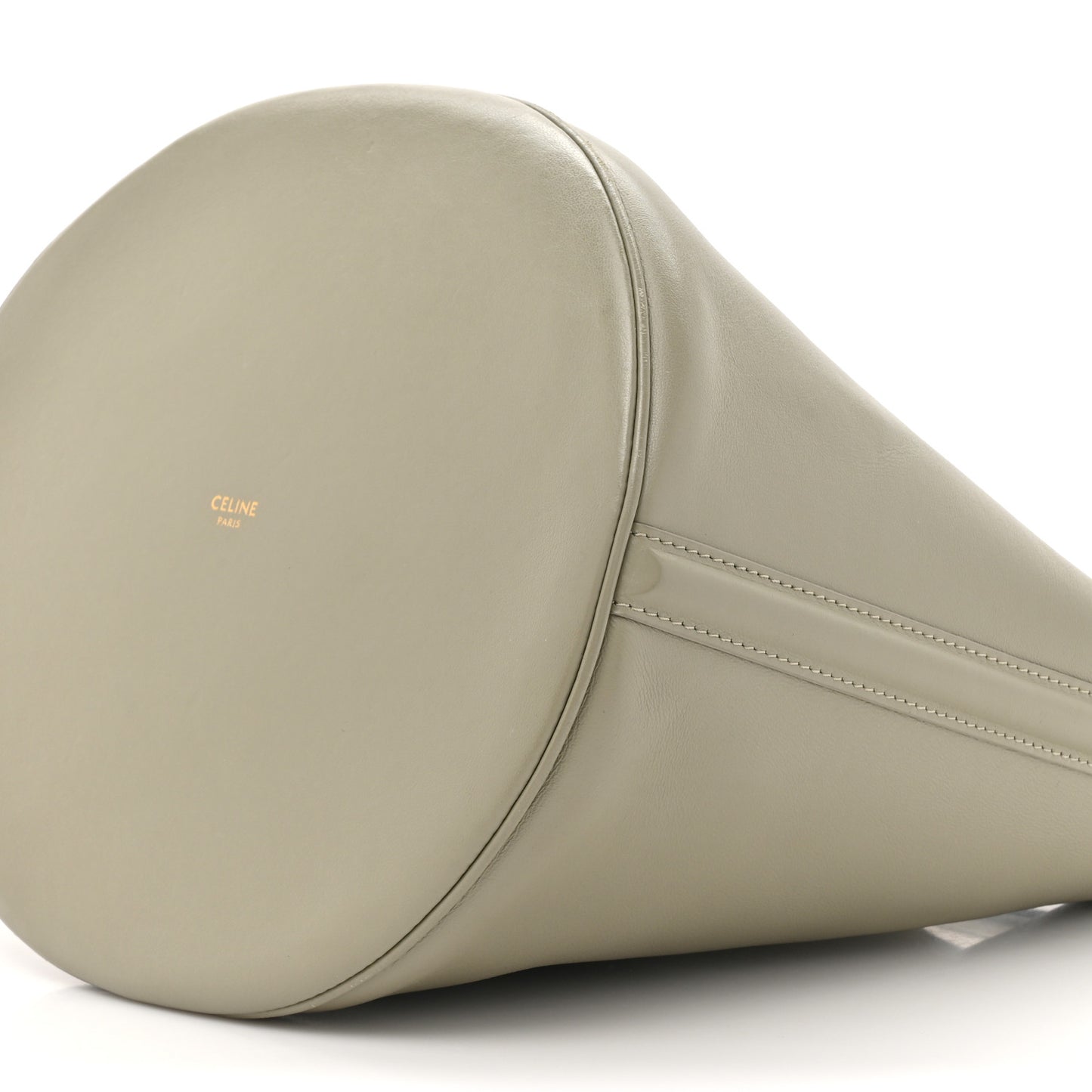 Smooth Calfskin Bucket 16 Bag  Green Clay