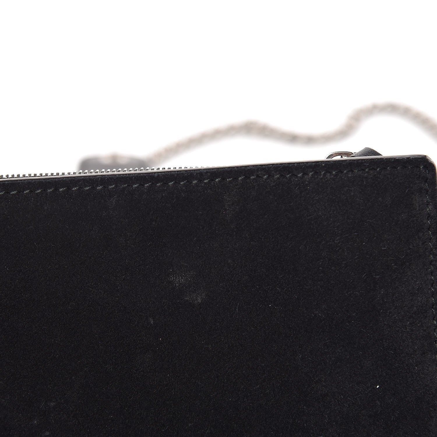 Gucci Suede Mini Dionysus Chain Wallet Black 11 of 12