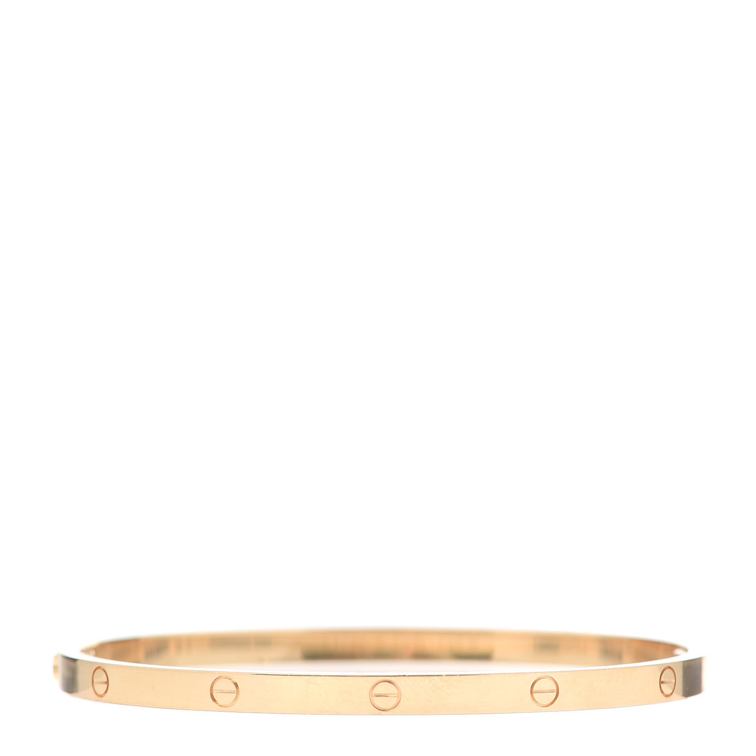 Cartier 18K Yellow Gold Small LOVE Bracelet 17 3 of 7