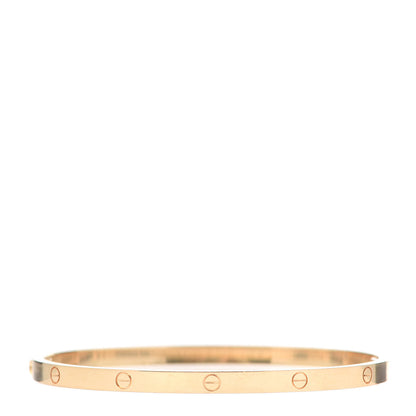 Cartier 18K Yellow Gold Small LOVE Bracelet 17 3 of 7