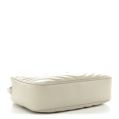 Saint Laurent Calfskin Matelasse Monogram Lou Camera Bag Blanc Vintage 4 of 9