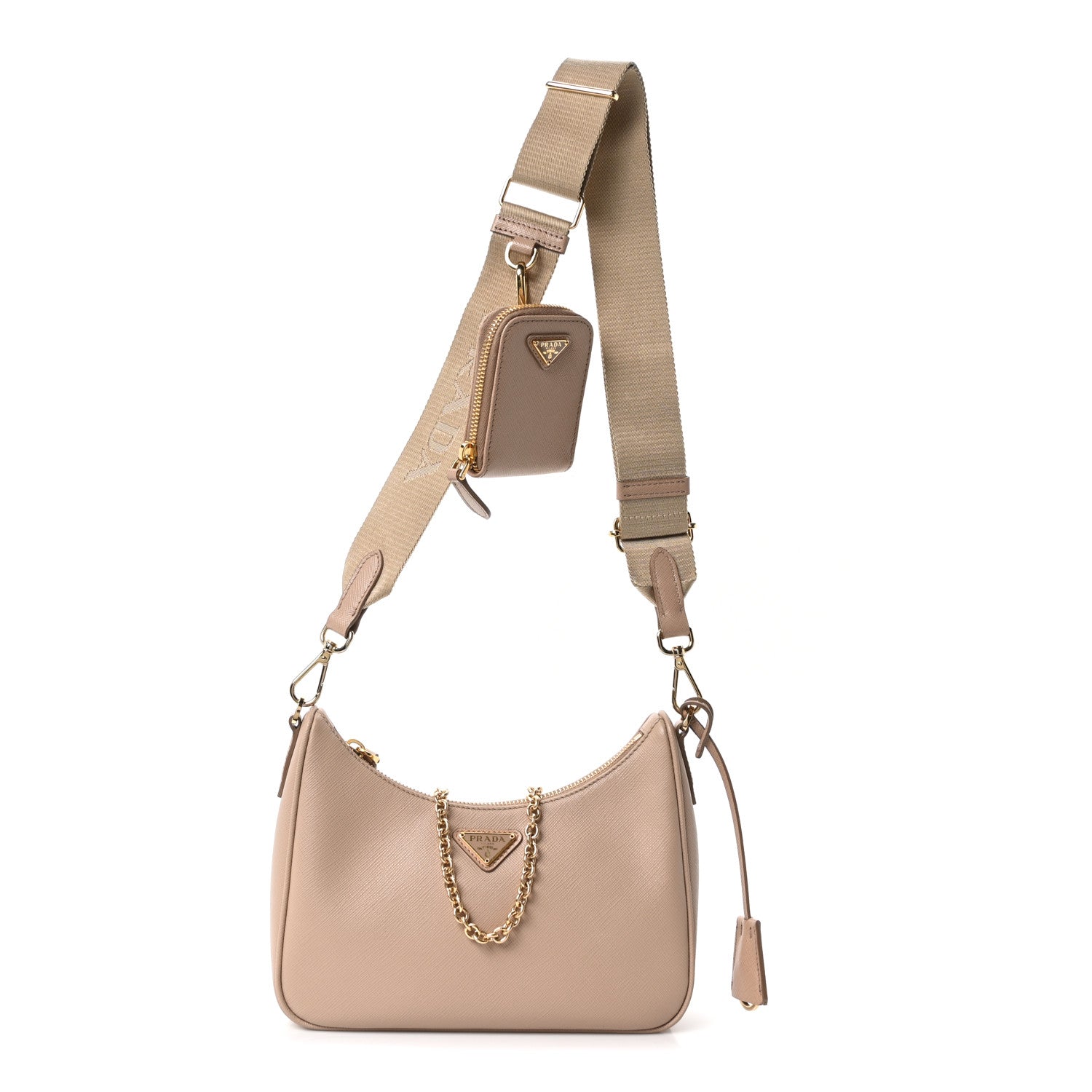 Prada Saffiano Lux Re-Edition 2005 Shoulder Bag Cammeo 1 of 10