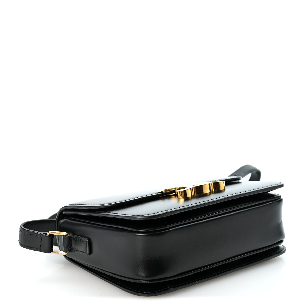 Shiny Calfskin Teen Triomphe Black