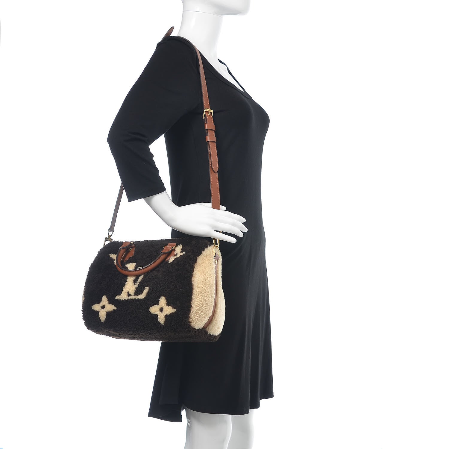 Louis Vuitton Monogram Teddy Speedy Bandouliere 25 2 of 10
