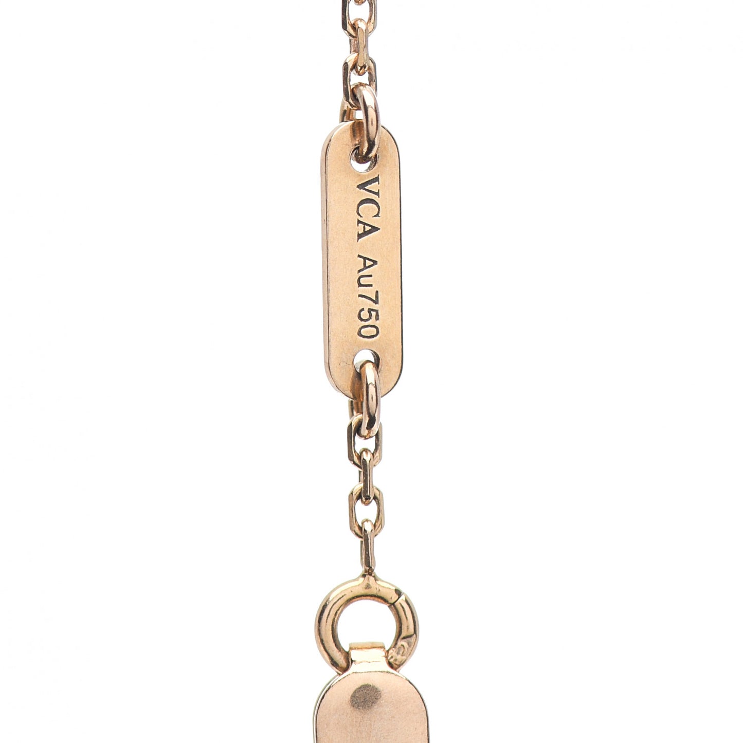 18K Rose Gold Carnelian Sweet Alhambra Bracelet