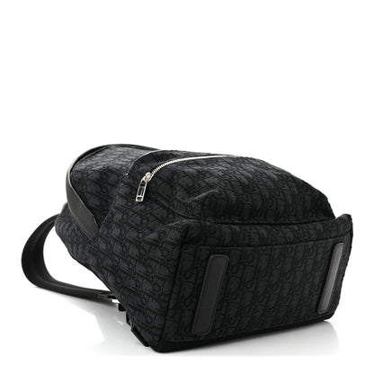 Christian Dior Oblique Calfskin Rider Backpack Black 4 of 10