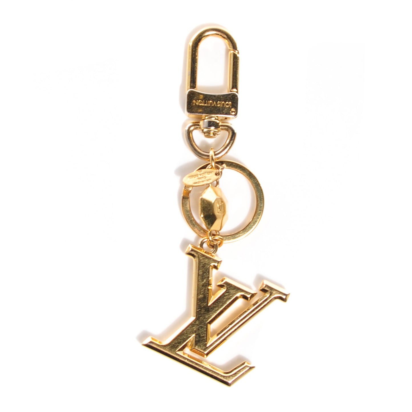 LV Facettes Key Holder Gold