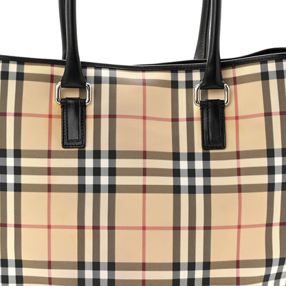 Burberry House Check Studded Tote Black 8 of 10