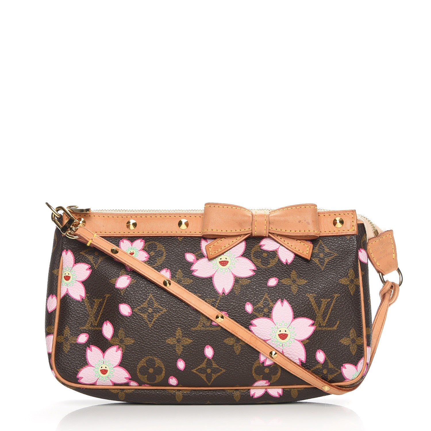 Louis Vuitton Monogram Cherry Blossom Pochette Accessories Brown 1 of 7