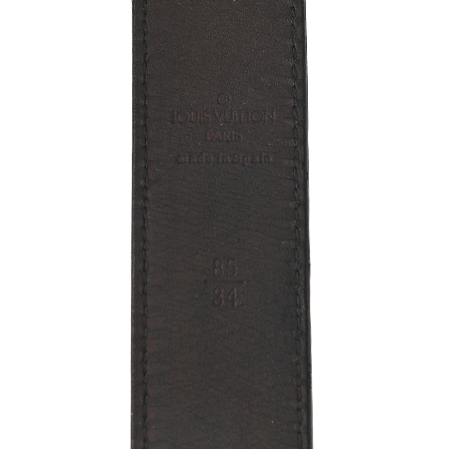 Monogram Multicolor LV Cut Reversible Belt 85 34 Black
