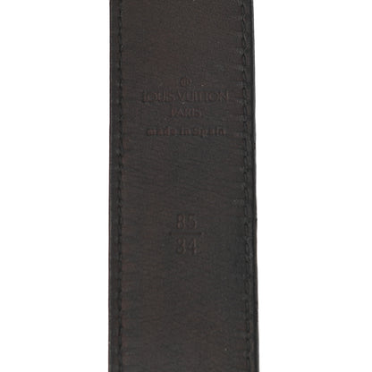 Louis Vuitton Monogram Multicolor LV Cut Reversible Belt 85 34 Black 3 of 6
