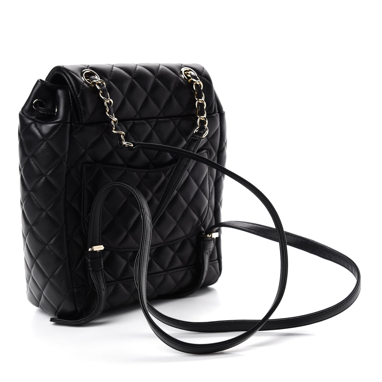 Chanel Lambskin Quilted Small Urban Spirit Backpack Black 2 of 10