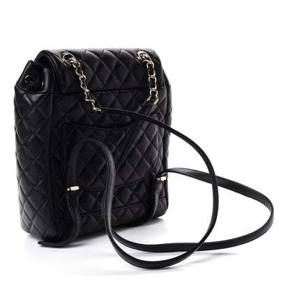 Chanel Lambskin Quilted Small Urban Spirit Backpack Black 2 of 10