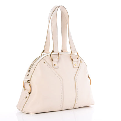 Saint Laurent Calfskin Medium Muse Ivory 3 of 9
