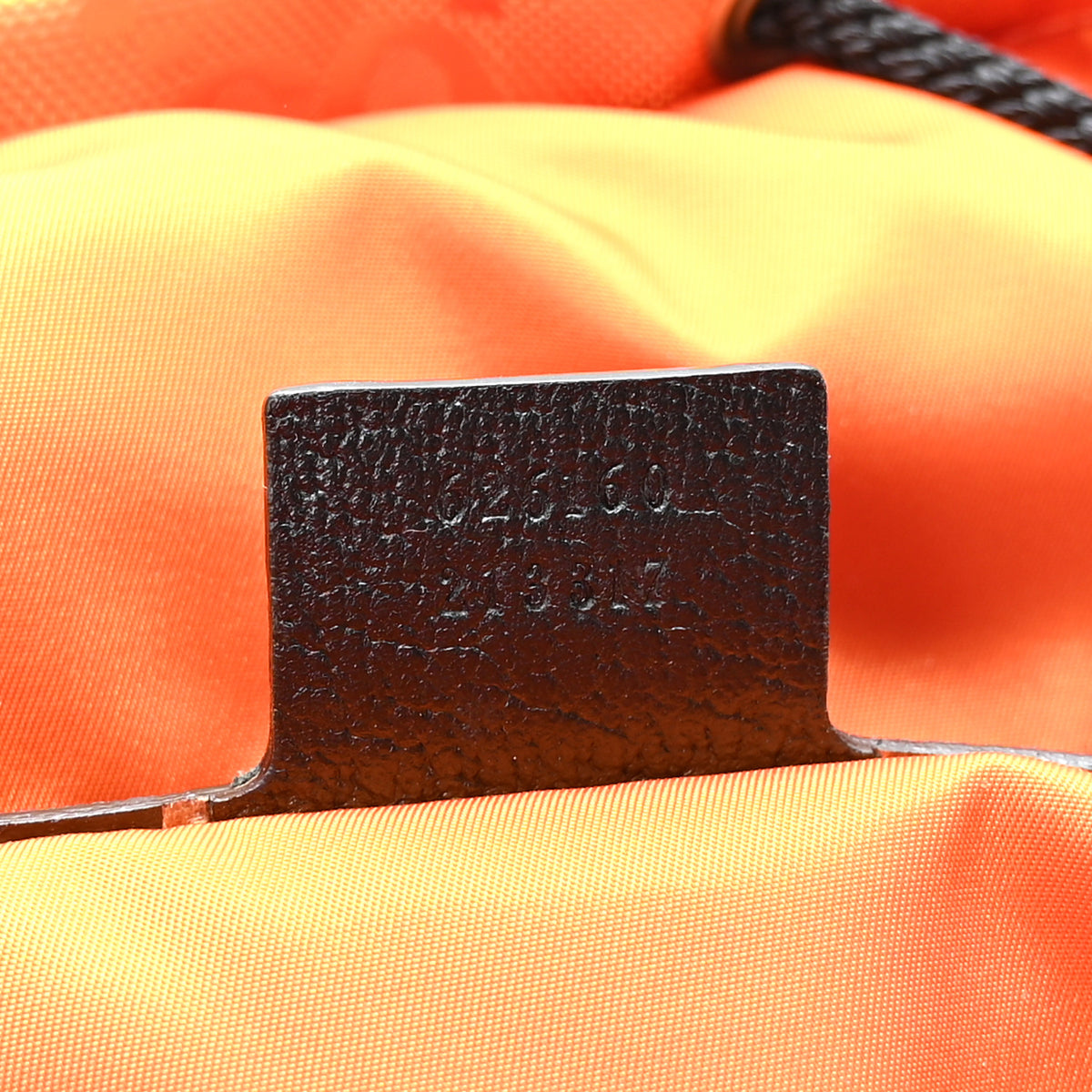 Econyl Nylon Monogram Off The Grid Utility Pocket Backpack Carrot Orange Black