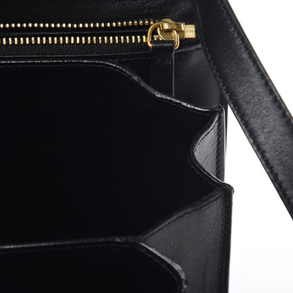 Celine Box Calfskin Medium Classic Box Flap Bag Black 12 of 30