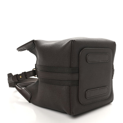 Loro Piana Grained Calfskin Small Bale Bag Dark Chocolate Liquorice 4 of 9