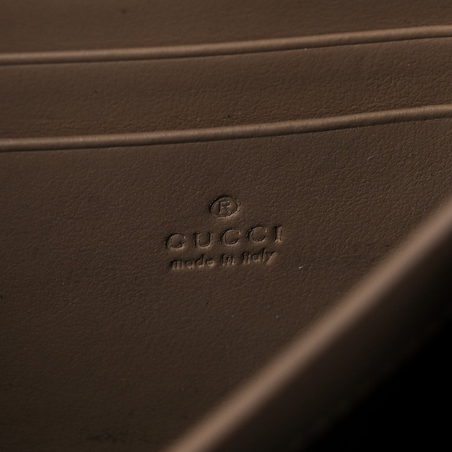 GG Supreme Monogram Mini Dionysus Chain Wallet Beige Taupe