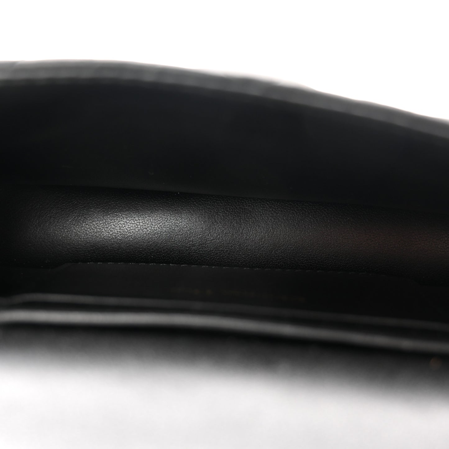Lambskin Cannage Dior Talk Phone Pouch Black