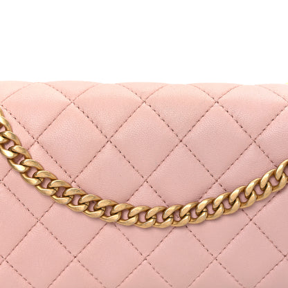 Chanel Lambskin Quilted Small Sweet Camellia Flap Light Pink 8 of 13